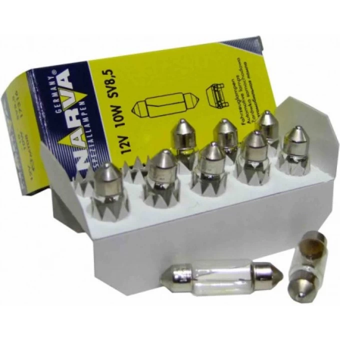 Лампа NARVA 5W 12V SV8.5 10 шт. 72486091 Лампа NARVA 5W 12V SV8.5 10 шт. 72486091