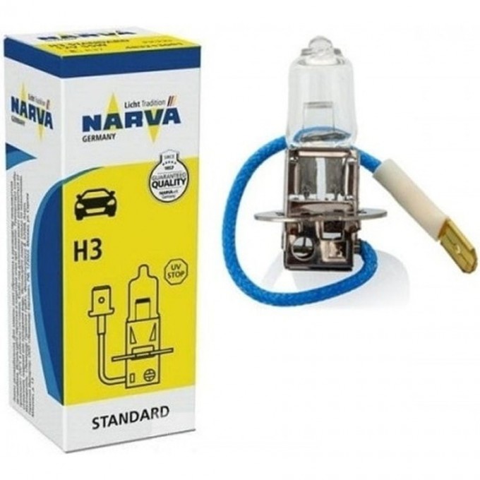 Лампа NARVA H3 PK22s 12V 55 W 120842396 Лампа NARVA H3 PK22s 12V 55 W 120842396