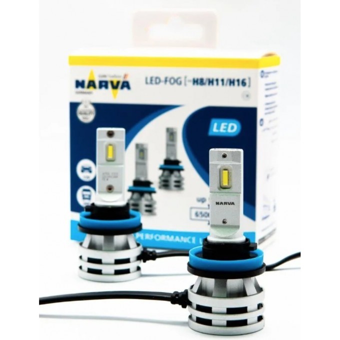 Лампа NARVA RANGE PERFORMANCE LED H8-H16 NVA X2 6500K 2шт. 110806949 Лампа NARVA RANGE PERFORMANCE LED H8-H16 NVA X2 6500K 2шт. 110806949