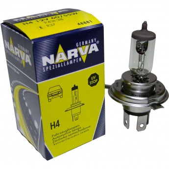 Лампа NARVA RANGE POWER 50+ H4 60 55 P43t-38 12V