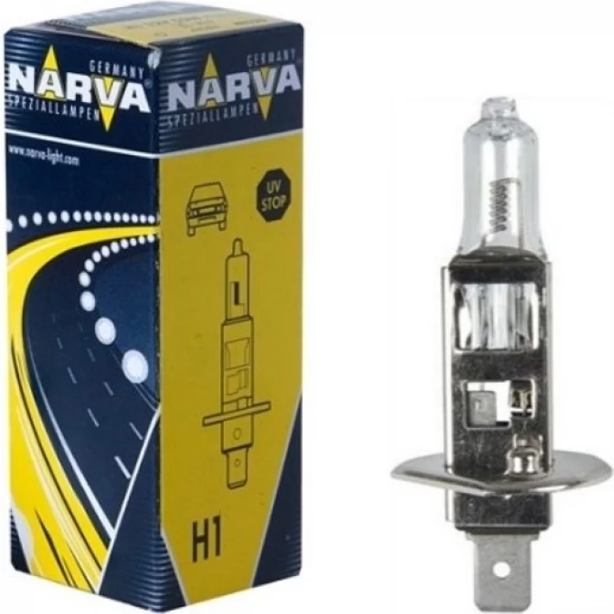 Лампа NARVA STANDARD H1 55W 12V P14.5s 63293173 Лампа NARVA STANDARD H1 55W 12V P14.5s 63293173
